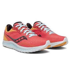 Saucony Women’s Kinvara 11 Running Sneakers in Coral Size US 8